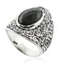 Sterling Silver Black Onyx Statement Ring