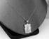 Virgin Mary Sterling Silver  DC Pendant Necklace