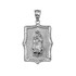 Virgin Mary Sterling Silver  DC Pendant Necklace