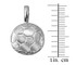 Sterling Silver Soccer Ball Pendant Necklace