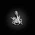 Sterling Silver Tiny Flying Unicorn DC Charm Necklace