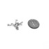 Sterling Silver Frog DC Charm Necklace