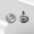 Sterling Silver Sand Dollar DC Charm Necklace