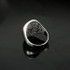 Sterling Silver Mens Large Oval Signet Ring