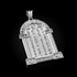 Sterling Silver Armenian Alphabet Plaque Pendant
