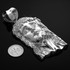 Iced-out Sterling Silver Jesus Face Men's Large CZ Pendant