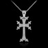 Silver Armenian Cross Necklace