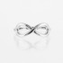 Polished Sterling Silver Infinity Ring
