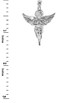 Sterling Silver Angel Pendant Necklace