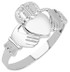 Sterling Silver Mens Claddagh Ring