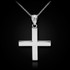 Sterling Silver Greek Cross Pendant Necklace