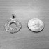 Sterling Silver Ouroboros Dragon Pendant Necklace