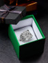 Sterling Silver Mens Square DC Nugget Ring