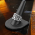 Sterling Silver Mens Square DC Nugget Ring