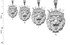 Sterling Silver Lion King Pendant (S/M/L/XL)