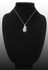 Sterling Silver Grenade Satin DC Pendant Necklace