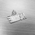 Mens Sterling Silver HOMIE Hip-hop DC Pendant