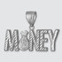Sterling Silver Money Bag Cash Dollar Hip-Hop DC Pendant
