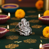 Sterling Silver Ganesha Elephant God Yoga Ganpati Statement Ring