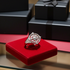 Sterling Silver North Star Compass Ring for Women