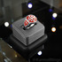 Sterling Silver Enamel Jerusalem Cross Octagon Signet Ring – Color Options