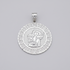Silver Ancient Aztec Mayan Sun Deity Pendant S M L