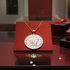 Sterling Silver Diamond Cut Ancient Aztec Mayan Sun Deity Pendant Necklace S M L