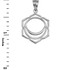 Sterling Silver Svadhishthana Chakra Yoga Pendant Necklace