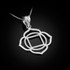 Sterling Silver Muladhara Chakra Yoga Pendant Necklace