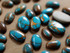 Sterling Silver Celtic Blue Copper Turquoise Statement Ring