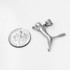 Sterling Silver Jumping Puma Cat Pendant Necklace