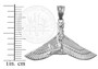 Sterling Silver Egyptian Isis Winged Down Goddess Pendant Necklace