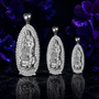 Sterling Silver Virgin Mary Pendant (S/M/L)