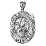 Sterling Silver Lion Face DC Pendant (S/M/L)