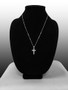 Sterling Silver Latin Cross Religious Pendant Necklace