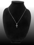 Sterling Silver Inner Cross Charm Necklace