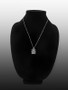Sterling Silver Adinkra Dwennimmen African Pendant Necklace