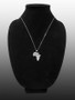 Africa Map Sterling Silver Pendant Necklace