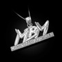 Sterling Silver MBM Motivated By Money DC Pendant Necklace