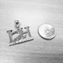 Sterling Silver L2H Live 2 Hustle Hip-Hop DC Pendant