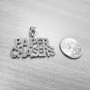 Sterling Silver PAPER CHASER$ Hip-Hop DC Pendant