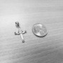 Sterling Silver Irish Claddagh Cross Pendant Necklace