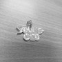 YOUNG CEO Sterling Silver DC Pendant Necklace