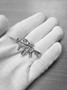 Sterling Silver Assault Rifle Gun Pendant Necklace