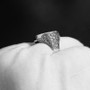 Sterling Silver Armenian Eternity Statement Ring Oxidized finish
