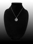 Sterling Silver Zodiac Medallion Satin DC Pendant Necklace