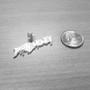Polished Sterling Silver DIRTY MONEY Pendant