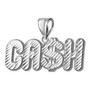 Sterling Silver Cash Hip-Hop DC Pendant