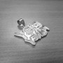Sterling Silver EASY MONEY Cash Bag Hip-Hop DC Pendant