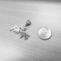 NO FAVORS Sparkle-cut Sterling Silver Pendant
